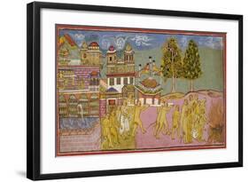 Scene From the Ramayana-null-Framed Giclee Print