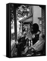 Scene from "The Ramparts We Watch" in New London, CT-Alfred Eisenstaedt-Framed Stretched Canvas