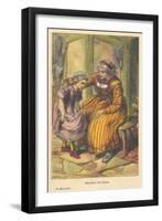 Scene from the Red Shoes by Hans Christian Andersen, C1879-null-Framed Giclee Print