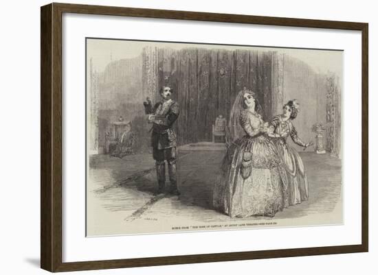 Scene from The Rose of Castile, at Drury Lane Theatre-null-Framed Giclee Print