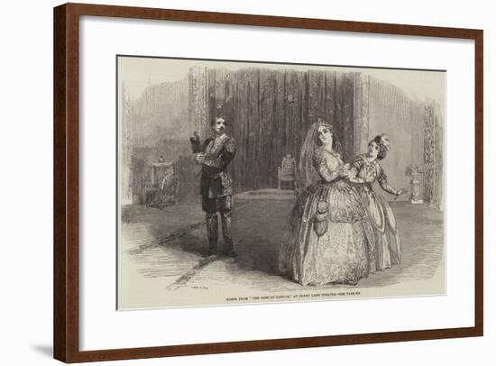 Scene from The Rose of Castile, at Drury Lane Theatre-null-Framed Giclee Print