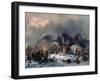 Scene from the Russian-French War in 1812-Bogdan Willewalde-Framed Giclee Print