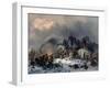 Scene from the Russian-French War in 1812-Bogdan Willewalde-Framed Giclee Print