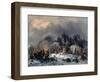 Scene from the Russian-French War in 1812-Bogdan Willewalde-Framed Giclee Print