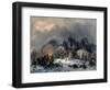 Scene from the Russian-French War in 1812-Bogdan Willewalde-Framed Giclee Print