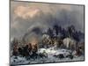 Scene from the Russian-French War in 1812-Bogdan Willewalde-Mounted Giclee Print