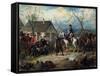 Scene from the Russio-French War in 1812-Friedrich Kaiser-Framed Stretched Canvas