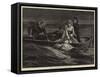 Scene from The Scuttled Ship, at the Olympic Theatre-Francis S. Walker-Framed Stretched Canvas
