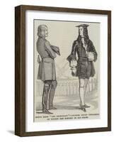 Scene from The Secretary, Colonel Green Disclosing to Wilton the History of His Birth-null-Framed Giclee Print