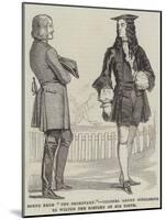 Scene from The Secretary, Colonel Green Disclosing to Wilton the History of His Birth-null-Mounted Giclee Print