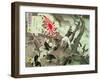 Scene from the Sino-Japanese War in Korea-Kobayachi Kiyochika-Framed Giclee Print