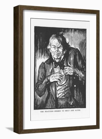 Scene from the Strange Case of Dr Jekyll and Mr Hyde by Robert Louis Stevenson, 1927-Edmund Joseph Sullivan-Framed Giclee Print