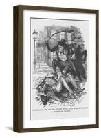 Scene from the Strange Case of Dr Jekyll and Mr Hyde by Robert Louis Stevenson, 1927-Edmund Joseph Sullivan-Framed Giclee Print