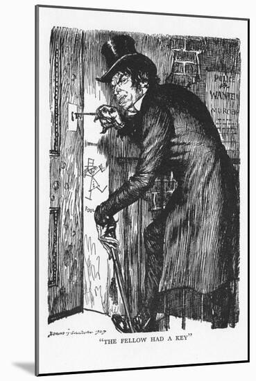 Scene from the Strange Case of Dr Jekyll and Mr Hyde by Robert Louis Stevenson, 1927-Edmund Joseph Sullivan-Mounted Giclee Print