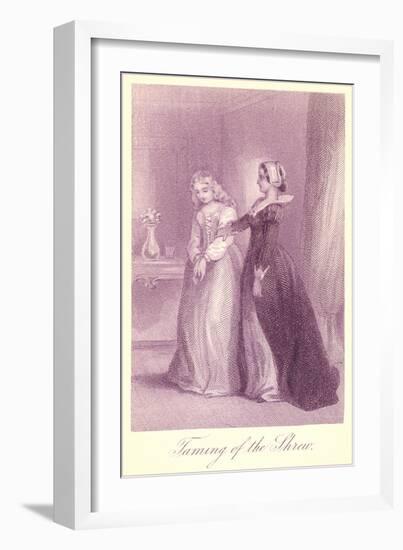 Scene from The Taming of the Shrew-null-Framed Art Print