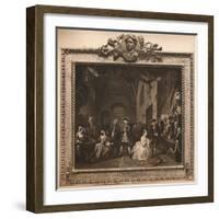 'Scene from the The Beggar's Opera VI', 1731-William Hogarth-Framed Giclee Print