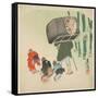 Scene from the Toungue-Cut Sparrow-Shibata Zeshin-Framed Stretched Canvas