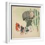 Scene from the Toungue-Cut Sparrow-Shibata Zeshin-Framed Giclee Print