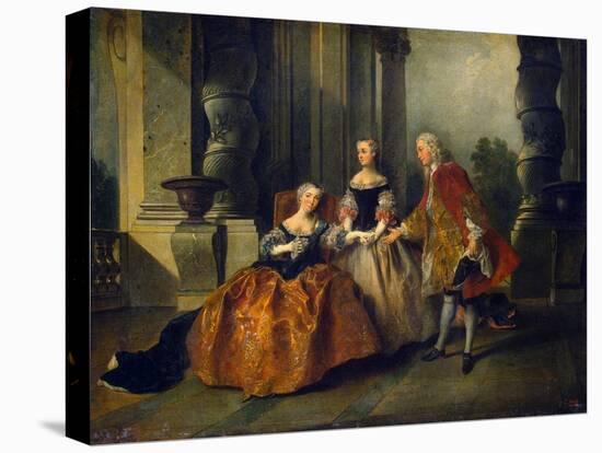 Scene from the Tragedy Le Comte D'Essex by Thomas Corneille, 1734-Nicolas Lancret-Stretched Canvas