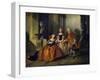 Scene from the Tragedy Le Comte D'Essex by Thomas Corneille, 1734-Nicolas Lancret-Framed Giclee Print