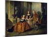 Scene from the Tragedy Le Comte D'Essex by Thomas Corneille, 1734-Nicolas Lancret-Mounted Giclee Print