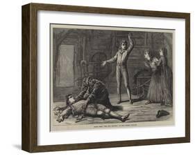 Scene from The Two Orphans, at the Olympic Theatre-David Henry Friston-Framed Giclee Print