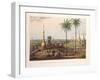 Scene from the Upper Terrace of the Great Pagoda at Rangoon, to the South East, Engraved by H.…-Joseph Moore-Framed Giclee Print