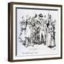 Scene from 'The Vicar of Wakefield' by Oliver Goldsmith, 1766-null-Framed Giclee Print