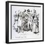 Scene from 'The Vicar of Wakefield' by Oliver Goldsmith, 1766-null-Framed Giclee Print