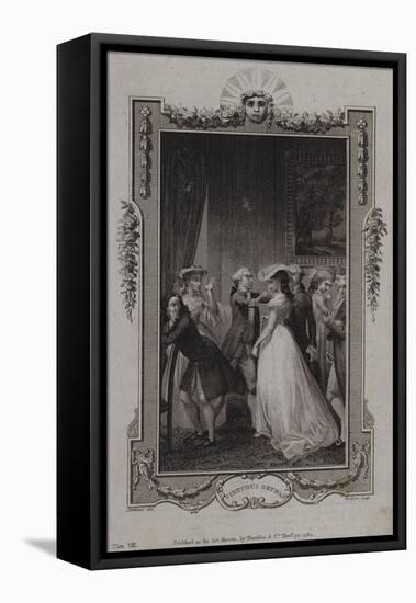 Scene from the Virtuous Orphan-Mary Collyer-Framed Stretched Canvas