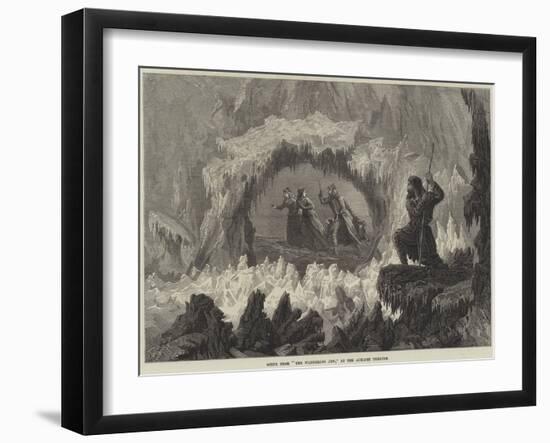 Scene from The Wandering Jew, at the Adelphi Theatre-null-Framed Giclee Print