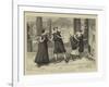 Scene from the Westminster Play, Terence's Andria-null-Framed Giclee Print