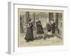 Scene from the Westminster Play, Terence's Andria-null-Framed Giclee Print