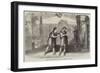 Scene from the Westminster Play, the Trinummus of Plautus-null-Framed Giclee Print