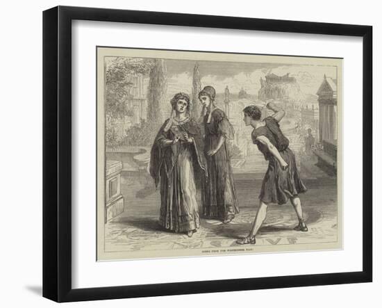 Scene from the Westminster Play-David Henry Friston-Framed Giclee Print