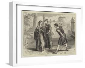 Scene from the Westminster Play-David Henry Friston-Framed Giclee Print