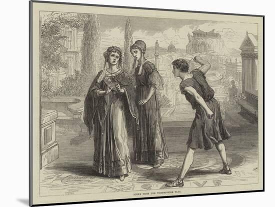 Scene from the Westminster Play-David Henry Friston-Mounted Giclee Print