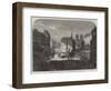 Scene from The Workmen of Paris, at the Adelphi Theatre, Paris by Moonlight-null-Framed Giclee Print