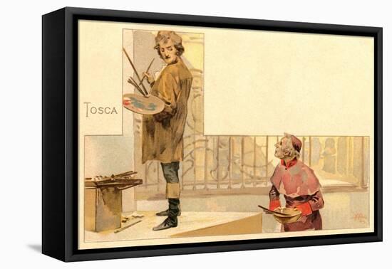 Scene from Tosca-null-Framed Stretched Canvas