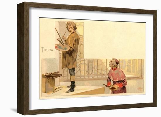 Scene from Tosca-null-Framed Art Print