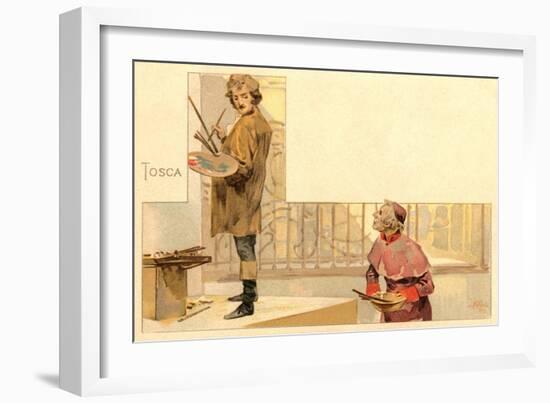 Scene from Tosca-null-Framed Art Print