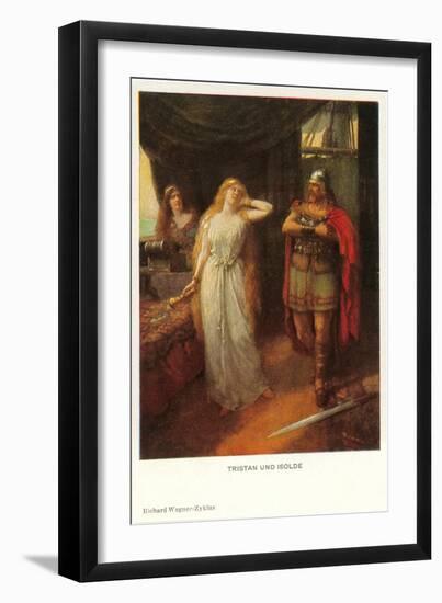 Scene from Tristan und Isolde-null-Framed Art Print