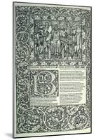 Scene from 'Troilus and Criseyde'-William Morris-Mounted Giclee Print