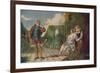 'Scene from ?Twelfth Night? (?Malvolio and the Countess?)', c1840, (c1915)-Daniel Maclise-Framed Giclee Print