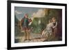 'Scene from ?Twelfth Night? (?Malvolio and the Countess?)', c1840, (c1915)-Daniel Maclise-Framed Giclee Print
