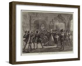 Scene from Twixt Axe and Crown, at the Queen's Theatre-David Henry Friston-Framed Giclee Print