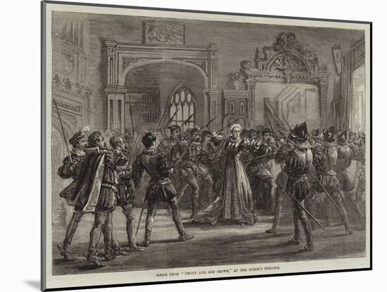 Scene from Twixt Axe and Crown, at the Queen's Theatre-David Henry Friston-Mounted Giclee Print