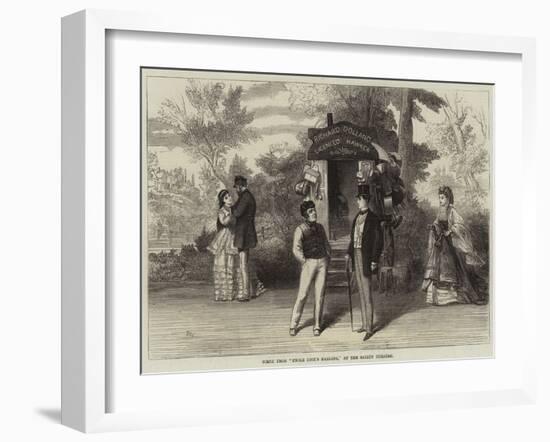 Scene from Uncle Dick's Darling, at the Gaiety Theatre-David Henry Friston-Framed Giclee Print
