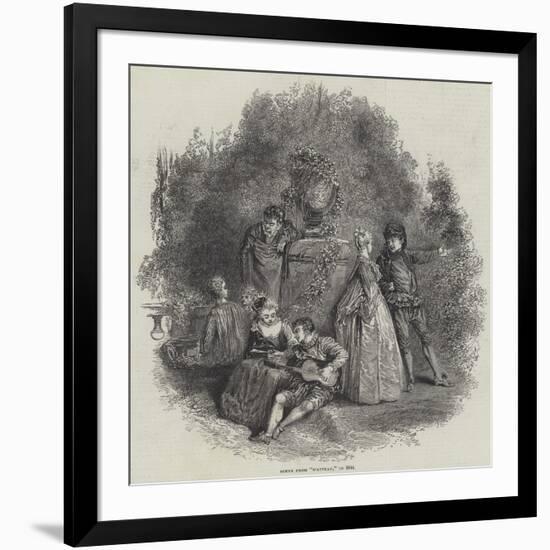 Scene from Watteau, in 1644-null-Framed Giclee Print