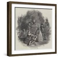 Scene from Watteau, in 1644-null-Framed Giclee Print